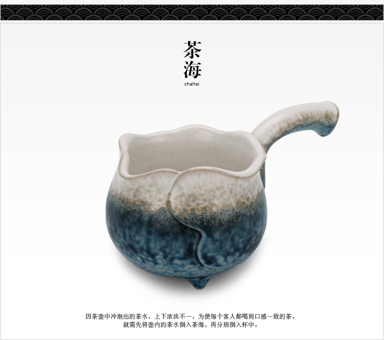 
                                        万仟堂（Edenus） 万仟堂陶瓷茶具套装整套茶具日式功夫6人成套礼盒茶具 秋荷一池 配茶盘-有排水                