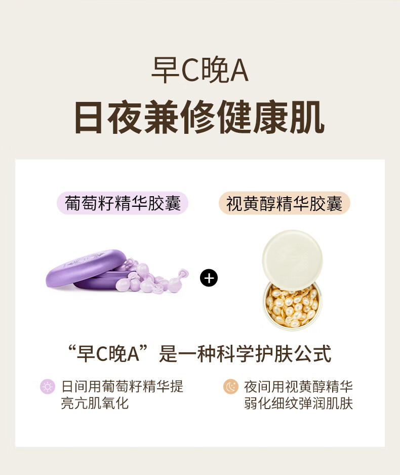 枫缇（Ble de Fonty） 枫缇3重视黄醇精华胶囊HPR维A醇补水保湿提拉紧致抗皱精华油 三重视黄醇胶囊30粒