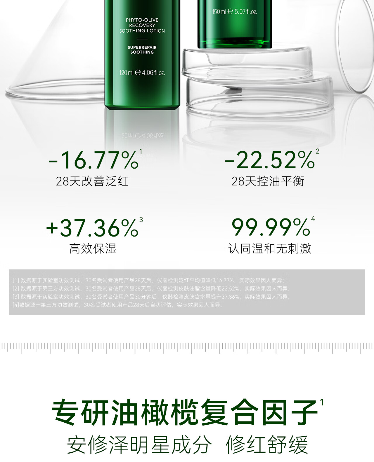 安修泽（ONCUR）油橄榄水乳套装 爽肤水乳液面部修护舒缓维稳修红平衡 水150ml+乳120ml