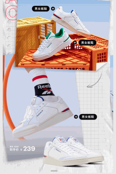 个性不规则轮播