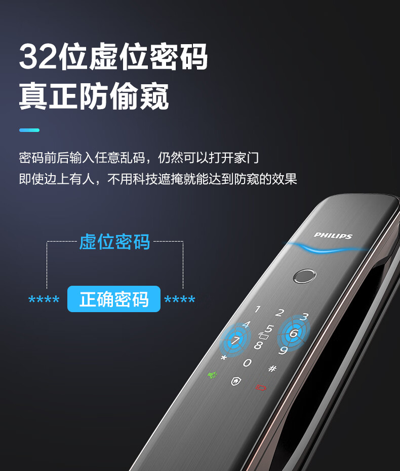 飞利浦智能锁评测性价比如何？优缺点区别是啥？