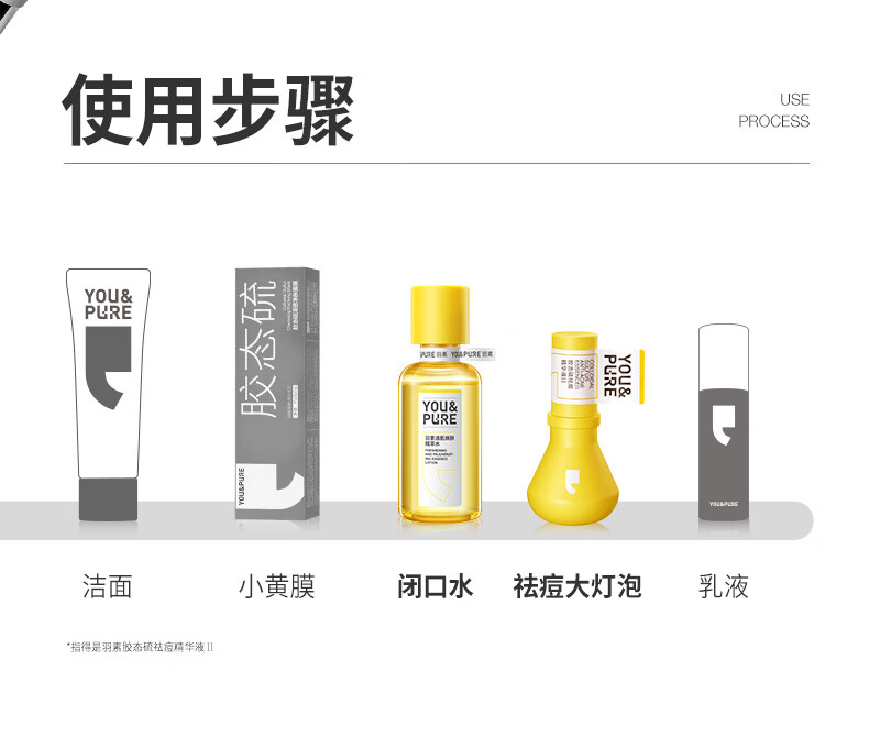 羽素毛孔收敛水去闭口控油无酸可湿敷收缩毛孔精萃爽肤水护肤补水 祛痘精华15ml+水200ml