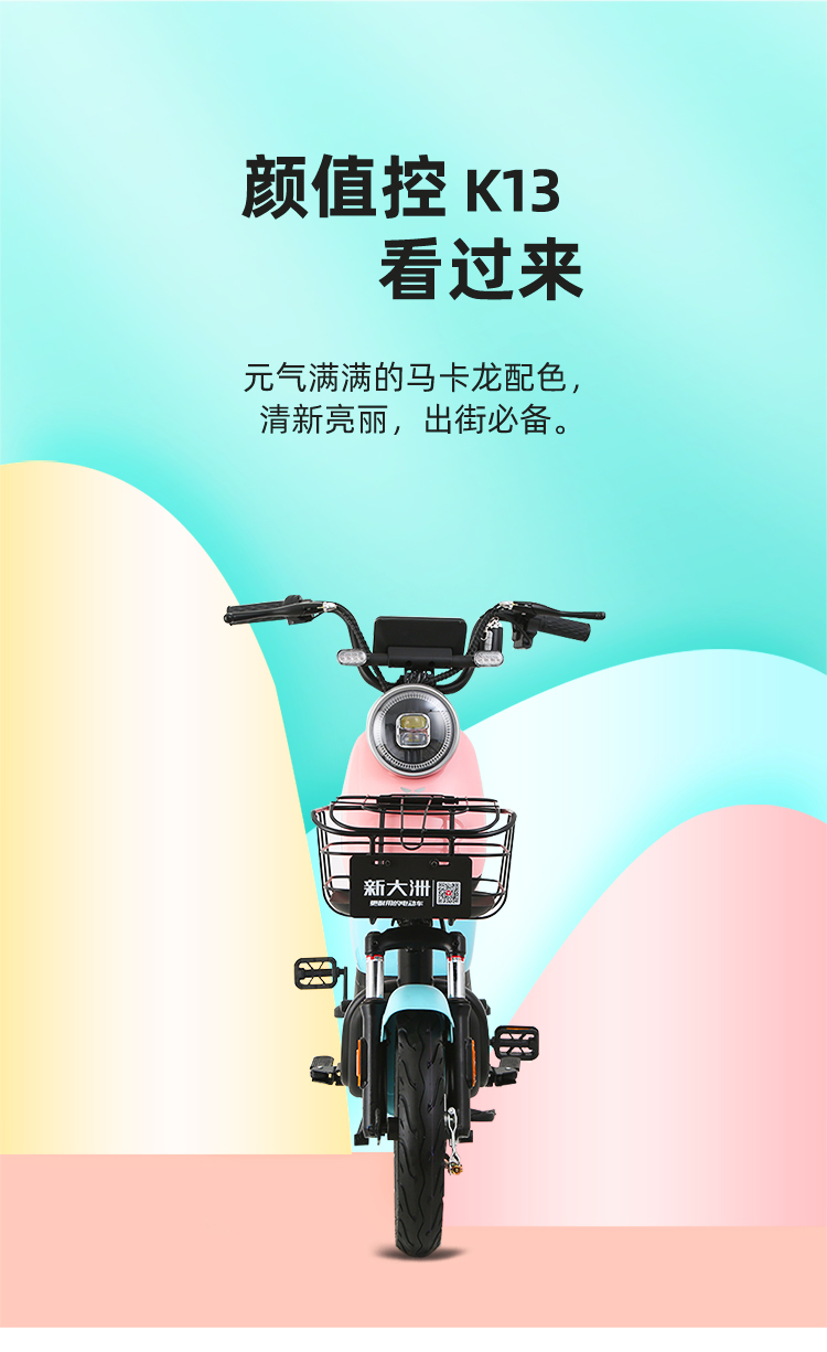 电动车自行车_PALLA 新大洲 K13 新国标电动车