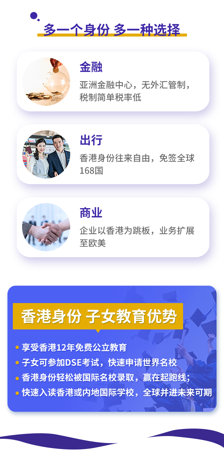 3，香港優才專才進脩畱學投資移居移民諮詢香港護照中介遠陽移民