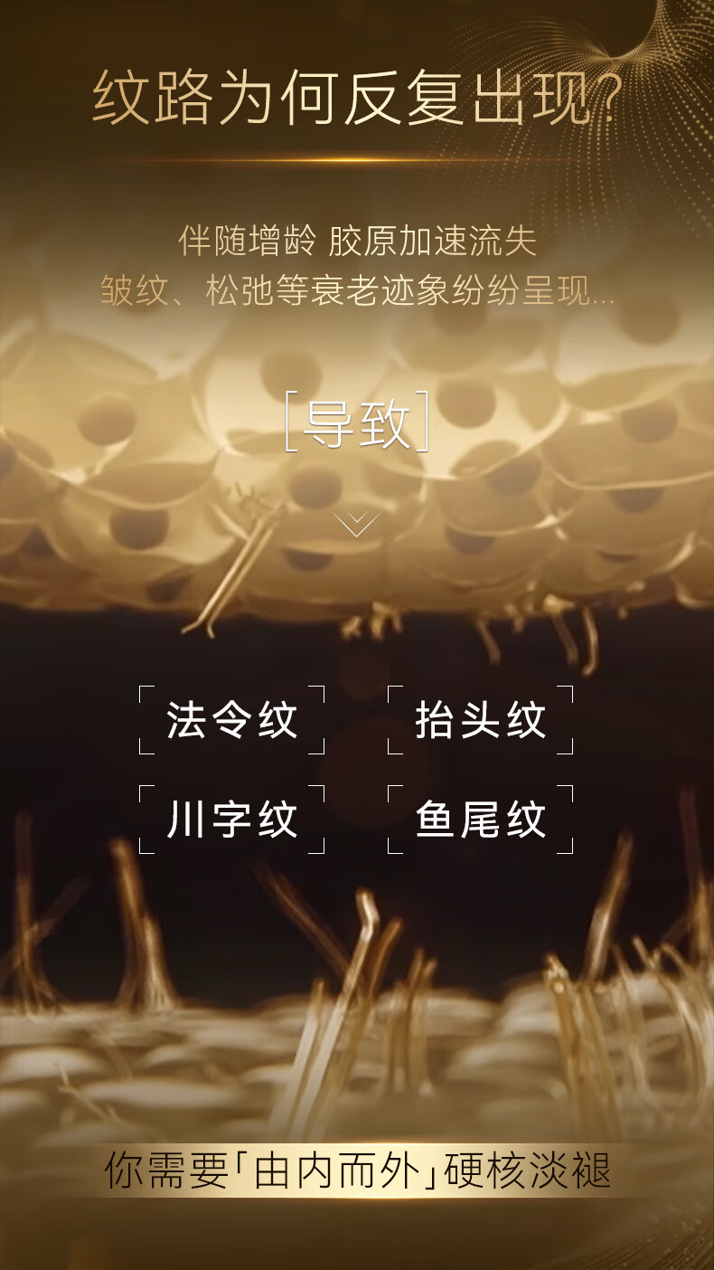 RSAS抗皱面霜 提拉紧致修护淡化细纹 女士护肤品 抗皱抚纹精华霜