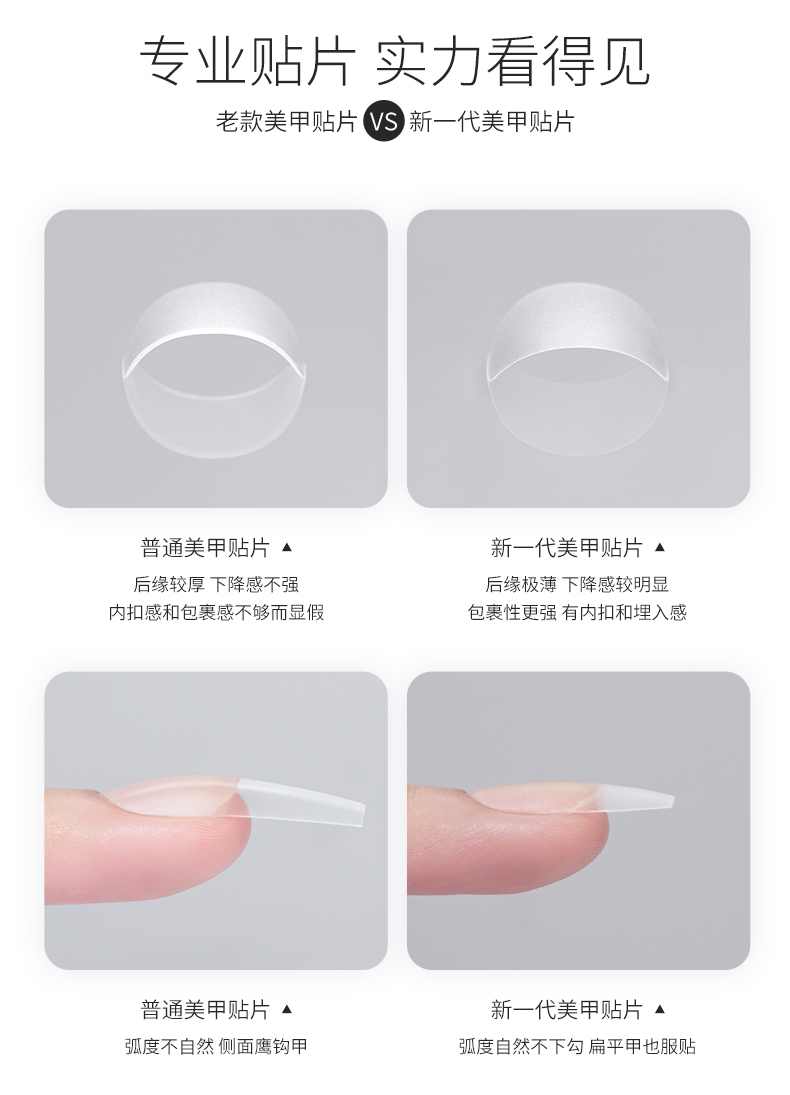 搏乐搏乐 BOLE甲片美甲店用新款超薄无痕短款指甲贴片延长穿戴甲 甲片粘合剂（小橘瓶）