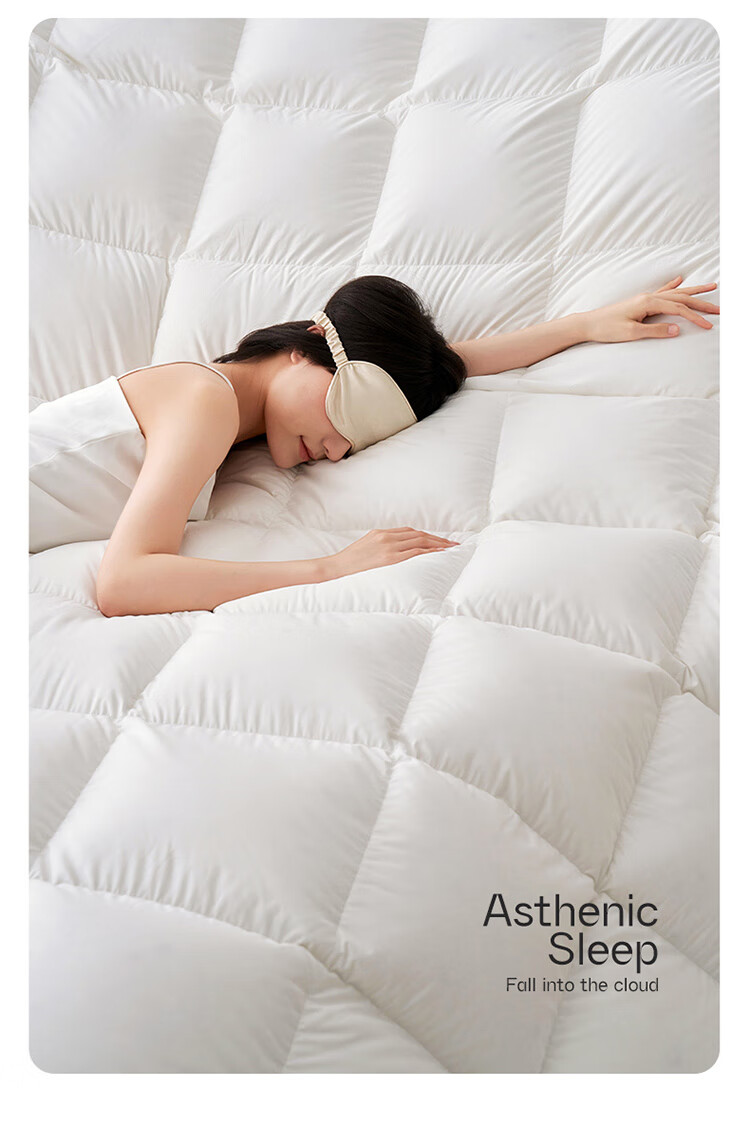 Одеяло Dohia Home Textile, 95% белый гусиный пух, зимнее, утолщенное, 229x230 см