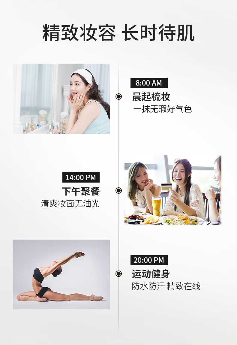 ZFC 无痕粉底膏遮瑕膏遮盖雀斑痘印湿粉修容底妆 A01(象牙白）