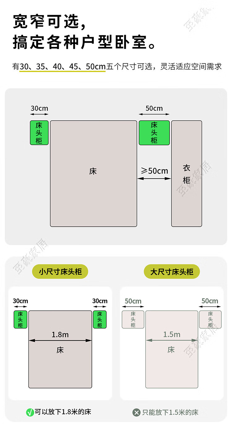 至豪全实木床头柜红橡木纯实木北欧三斗实木安装发货整装木色柜收纳储物柜卧室床边柜免安装 三抽【原木色】整装发货/免安装 正面50*侧深40*高49cm详情图片8