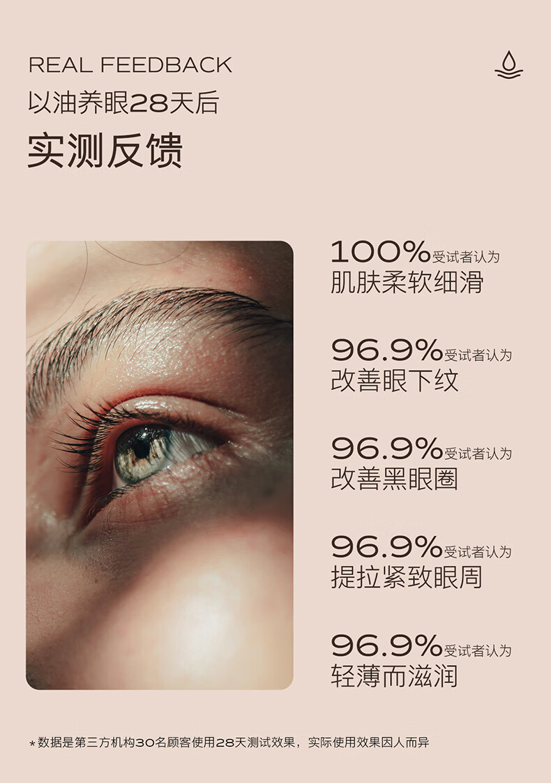 天露芬眼部精华油抗皱紧致淡化眼纹眼油紧致眼袋淡化黑眼圈德国进口送礼 眼油体验装2ml*2