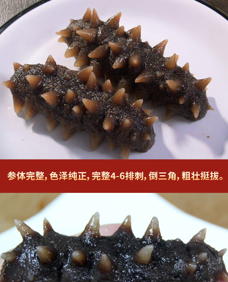 张奶奶大连鲜食即食海参礼盒装非干货鲜海参即食送礼30-40头特价活辽刺参速食冷冻水产特价送礼 即食海参30-40头/1000g小头实惠 好海参 真鲜美详情图片8