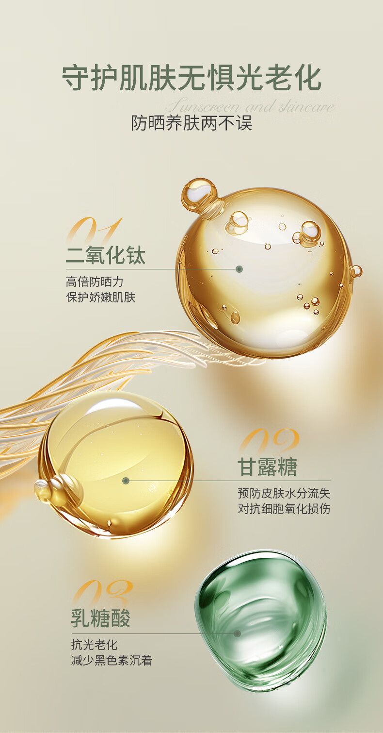 SKISGEM原装进口美白防晒霜高倍隔离乳军训户外SPF50+防水防汗持久男女士 美白防晒霜一支装