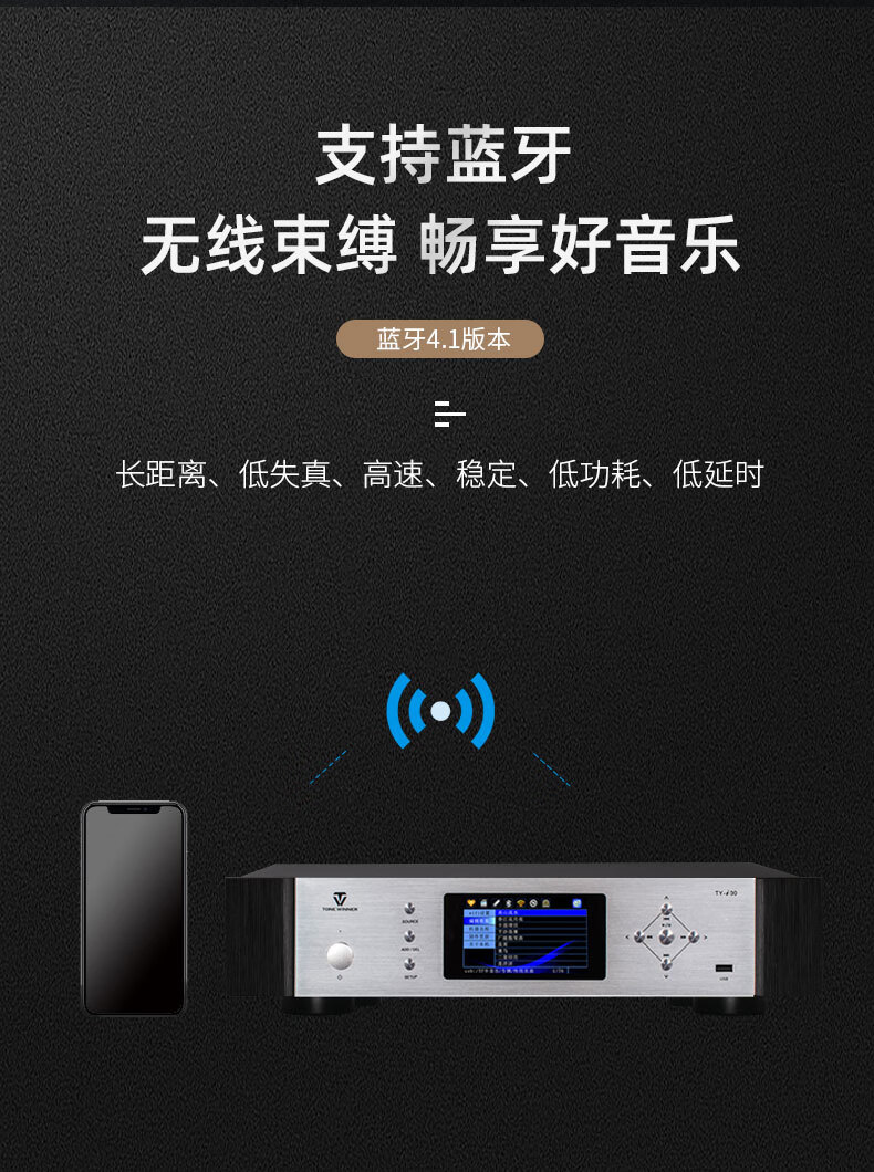 天逸（winner）TY-i30数字无损音乐HIFI播放机蓝牙数字WiFi音频解码发烧级U盘播放器 TY-i30