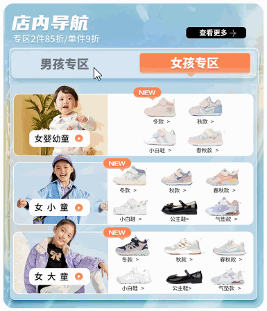 左右tab分类切换轮播