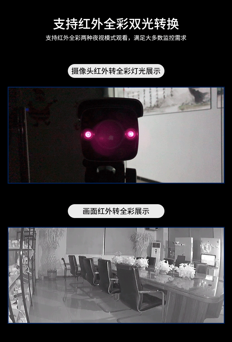 龙视安 监控设备套装500万poe网络摄像头监控器家用室外手机远程高清