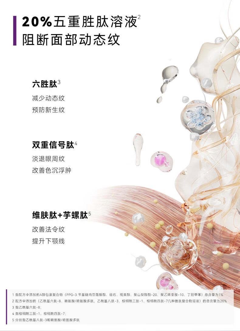 安修泽（ONCUR）紫标精华液 A醇视黄醇紧致抗皱多维焕活早C晚A 30ml