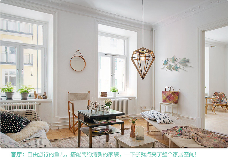 
                                                            室内（Snnei）客厅壁画北欧立体铁艺壁饰 地中海风格沙发墙壁挂装饰品创意壁挂画 海洋之心 金-大号                