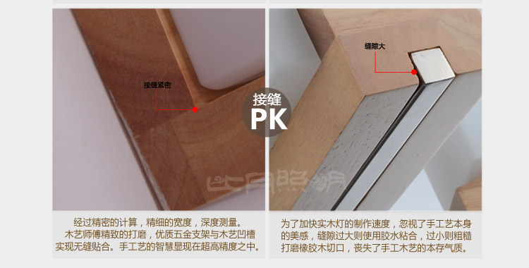 比月餐厅壁灯卧室床头灯简约现代原木温馨橡木书房过道壁灯3503 壁灯右A香薰和光源