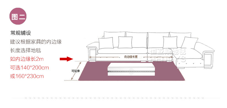 恒亚斯地毯 客厅地毯茶几卧室地毯韩国丝定制满铺床边布艺地毯 深咖啡(加亮丝) 200*300cm