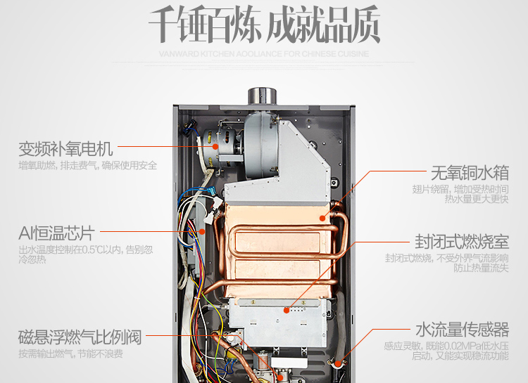 5升燃气热水器(天然气)大流量 无级变升 智能精控恒温jsq30-335w16.