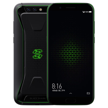 小米黑鲨智能游戏手机 液冷更快 双卡双待 全网通4g 极夜黑 6gb 64gb