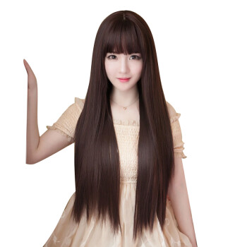 贝丽丝(prestige) 假发女长直发空气刘海学生长发韩国时尚发型女士