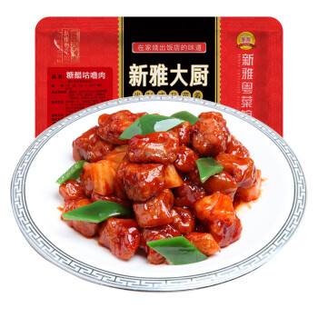 上海新雅私房菜糖醋咕咾肉225g速冻肉类方便半成品本帮菜咕噜肉