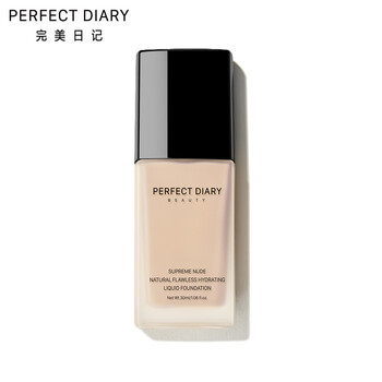 完美日记(perfect diary)轻薄无瑕粉底液 b01 30ml(隐形毛孔不易脱妆