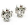 Yoursfs® Copper с золотым покрытием Eye Bat Style Cufflink Мужские ювелирные изделия
