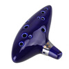 12 Отверстие Ocarina Керамический Alto C Легенда Zelda Ocarina - Синий 6 hole alto c tone ocarina with chinese hand painted crack pattern
