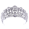 Большой Кристалл Rhinestone Tiara Crown Свадебные украшения Diadem Bride Wedding zx 1038 elegant gorgeous rhinestone bride tiara golden size m