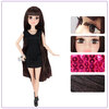 Abbie Lens Eyes with 3D Curl Eyelashes Doll DIY Toys Clothes Gown Outfits and Shoes for Girl's Birthday Party Christmas Gift free shipping bjd joint rbl 373j diy nude blyth doll birthday gift for girl 4 colour big eyes dolls with beautiful hair cute toy