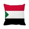 Sudan National Flag Africa Country Square Throw Pillow Insert Cushion Cover Home Sofa Decor Gift endemic goitre in the sudan