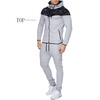 New Men' Fashion 2 Parts Hooded Sweatshirt and Sport Pants Set floral baby girls clothes long sleeve sweatshirt pants outfits 2pcs hooded clothes set