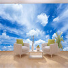 Пользовательские 3D обои Mural Blue Sky White Clouds Wall Painting Art Обои Гостиная Спальня Современные настенные обои Home Decor 3D hd blue sky white clouds classic photo wallpaper гостиная ресторан современный простой интерьер декор 3d стерео настенные обои