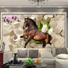 3D Stereoscopic Horse Broken Wall Обои для спальни Гостиная Диван Фон Настенная панно Пользовательские обои Нетканые обои пользовательские фото wall paper 3d white horse large mural обои гостиная диванная роспись обои для спальни для спальни контактная бумага