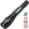 Zoom LED Flashlight 18650 Rechargeable Aluminum Alloy High Power Olight Torch Camping Portable Light Waterproof Bicycle zoom led flashlight 1000 lumens 10w cree t6 high power telescopic olight intelligent electric 18650 rechargeable torch