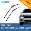 SUMKS Wiper Blades for Mercedes CLC-Class CL203 22&22 Fit Slider Arms 2008 2009 2010 2011 auto paper auto take up reel system for all roland sj sc fj sp300 540 640 740 vj1000