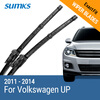 SUMKS Wiper Blades for Volkswagen UP 24&16 Fit Push Button Arms 2011 2012 2013 2014 auto paper auto take up reel system for all roland sj sc fj sp300 540 640 740 vj1000