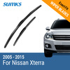 SUMKS Wiper Blades for Nissan Xterra 24&18 Fit Hook Arms 2005 2006 2007 2008 2009 2010 2011 2012 2013 2014 2015 sumks wiper blades for nissan xterra 24