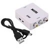 HDMI к аудио-видео CVBS видео Аудио конвертер адаптер сигнала для ТВ VHS видеомагнитофон DVD интеллектуальная мышь нояфа nf 704 инженерное сокровище видеонаблюдение моделирование стандартное определение cvbs тест сигнала