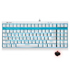 Rapo V500S Подсветка игры Механическая клавиатура Подсветка клавиатуры Клавиатура Клавиатура Компьютерная клавиатура Клавиатура для ноутбука Белый вал чая rapo n7200 проводная клавиатура свет клавиатура офисная клавиатура usb клавиатура клавиатура клавиатуры клавиатура клавиатуры белый