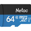 Карта памяти Netac 64G Class10 Карта TF (micro-SD) для наблюдения netac netac 32g class10 мобильный телефон карты памяти tf микро sd карты памяти тахографа карта китайский красный