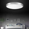 Первый (sdhouseware) led потолочный светильник спальня лампа балкон ванная комната лампа хлеб свет 40 см белый серебристый потолочный светильник ванная