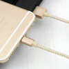 Aldom Нейлон 2 в 1 Usb-кабель Для iphone 6 6 s 5 iPad быстрая Зарядка 2A Для Lightning Кабель Разъем