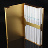 MyMei Fashion Thin Cigarette Case Box Metal 20 Sticks Cigar Cigarette Tobacco Holder Storage Case Pocket Box Gift for Lady Women vintage triple cross arro custom luxury wax seal sealing stamp brass peacock metal handle sticks melting spoon wood gift box set