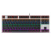 Rapo V500S Alloy Edition Colorful Backlight Game Механическая клавиатура с подсветкой Клавиатура Игровая клавиатура Компьютерная клавиатура Клавиатура для ноутбука Черный черный вал игровая клавиатура rapoo v500s