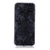 Black Rose Pattern Мягкий тонкий ТПУ Резиновая крышка силиконовый гель чехол для iPod Touch 5/6 embossed tpu gel shell for ipod touch 5 6 girl in red dress