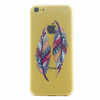 Перо Pattern Мягкий тонкий ТПУ резиновый силиконовый гель Чехол для IPHONE 5C фиолетовый одуванчик pattern мягкий тонкий тпу резиновый силиконовый гель чехол для iphone 5c