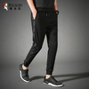 Дятел TUCANO Повседневные брюки Мужские корейские Slim Slim Брюки Tide Мужские брюки Harlan Брюки 17095ZMJT1708 Черный 3XL брюки